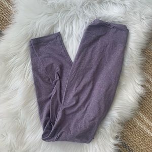 Lularoe Heather Purple OS Leggings